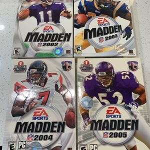 Madden NFL CD-ROM PC Software 2002, 2003, 2004, 2005